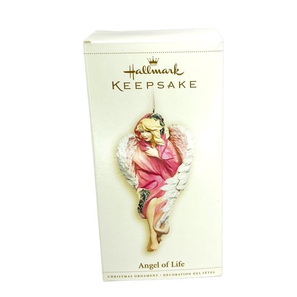 Hallmark Other - Hallmark Keepsake Angel of Life Porcelain Christmas Tree Ornament 2006